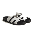 Lacta Chypre Slide Sandals White