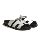 Lacta Chypre Slide Sandals White