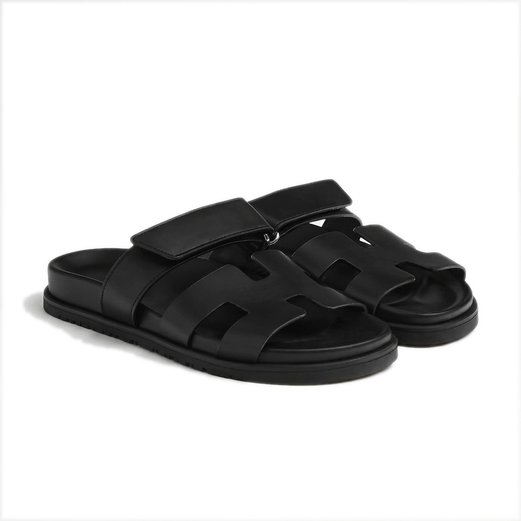 Lacta Chypre Slide Sandals Black