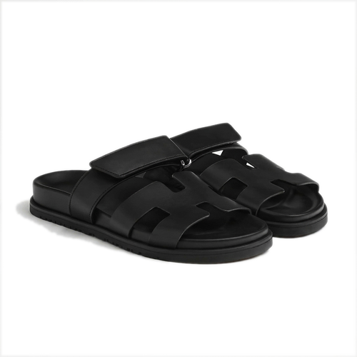 Lacta Chypre Slide Sandals Black