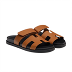 Lacta Chypre Slide Sandals Cognac