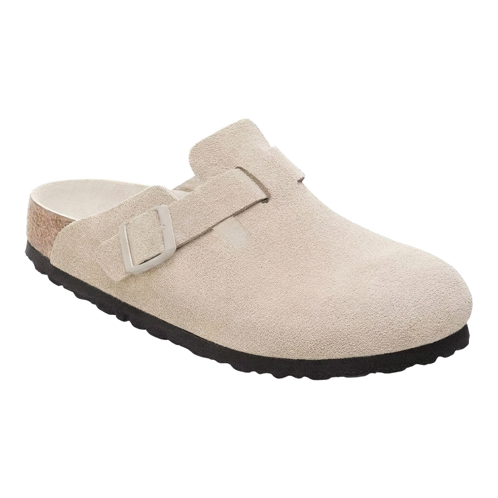 Lacta Clogs Sand Suede Clog