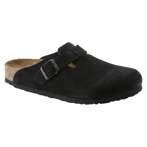 Lacta Clogs Black Suede Clog